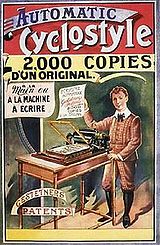 Werbeplakat 1900