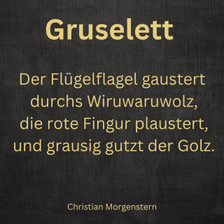 Gruselett von Christian Morgenstern