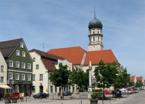 Schongauer Marienplatz - geplante Fussgängerzone