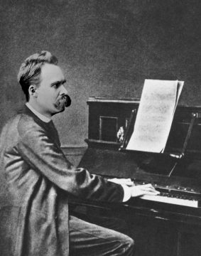 Nietzsche am Klavier (Fotomontage)